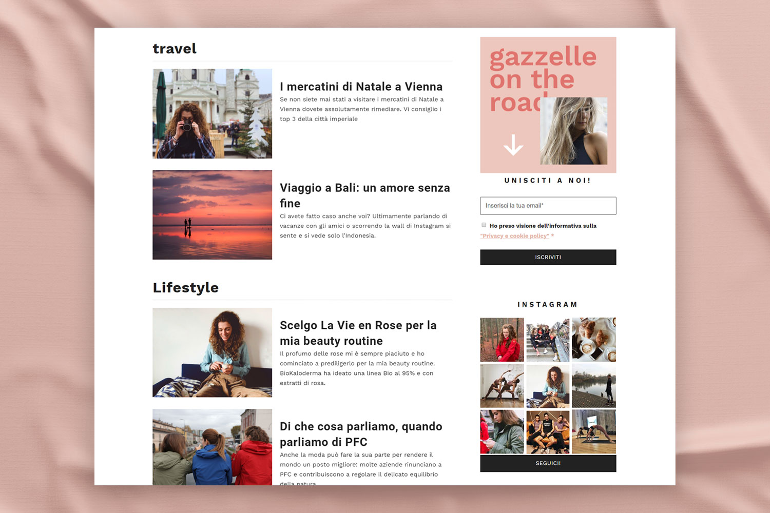 Gazzelle on the road